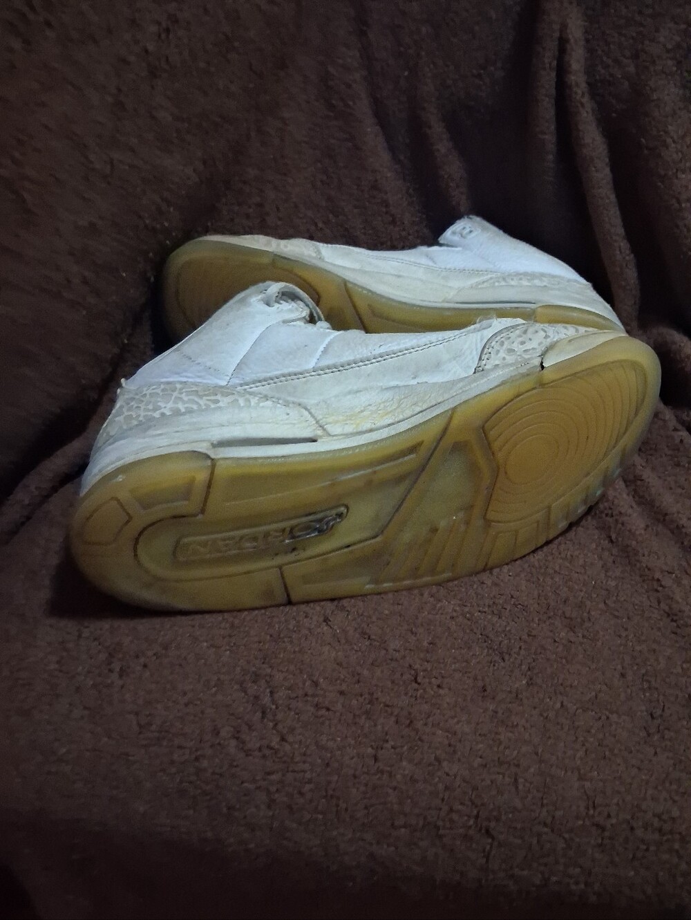 Jordan 3 Triple White Size 8 - Picture 4 of 4